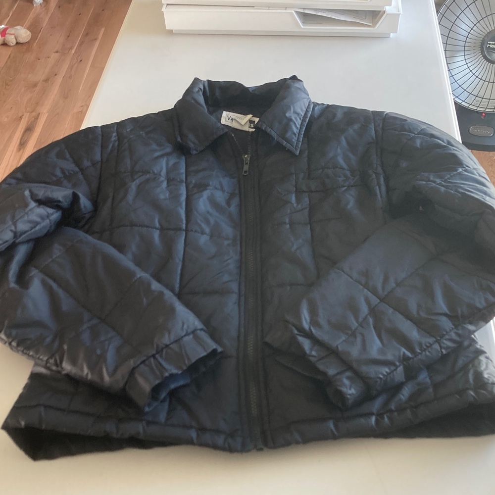 Women's Black Quilted Bomber Jacket